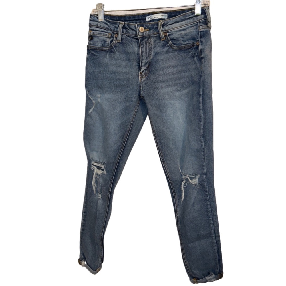 KanCan Distressed Skinny Jeans — W24in